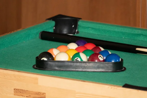 Billiard Balls Vintage Style Photo Billiard Balls — Stock Photo, Image