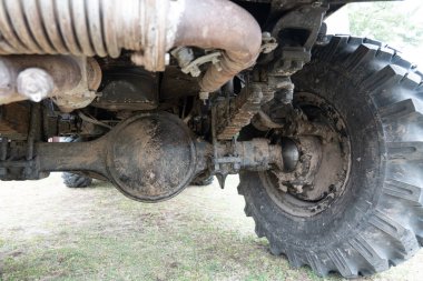 Moskova - Nisan 2020: ZIL 130, ZiL tarafından üretilen bir Sovyet kamyonu.