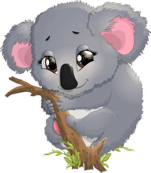 Koala bastante divertido — Archivo Imágenes Vectoriales