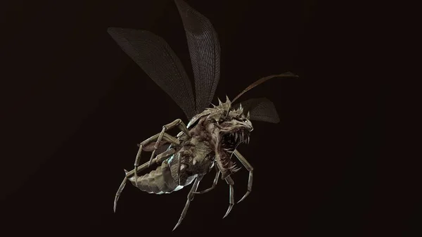 The evil bug 3d render — стоковое фото