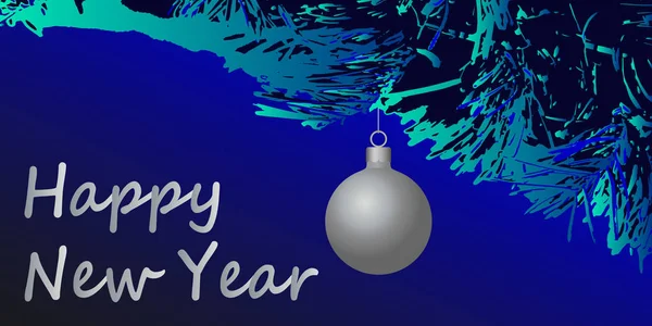 Šťastný Nový rok2020. Holiday vector illustration2020. Pozdravy — Stockový vektor