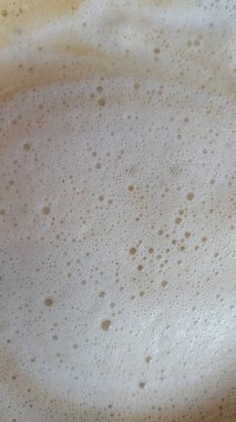 Closeup of white foam, abstract background