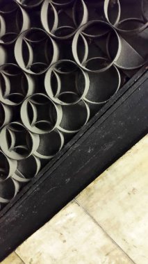 Paslı metal yaprak dokusu. Eski moda arka plan. Evet.