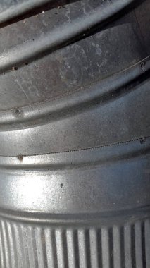 Paslı metal yaprak dokusu. Eski moda arka plan. Evet.