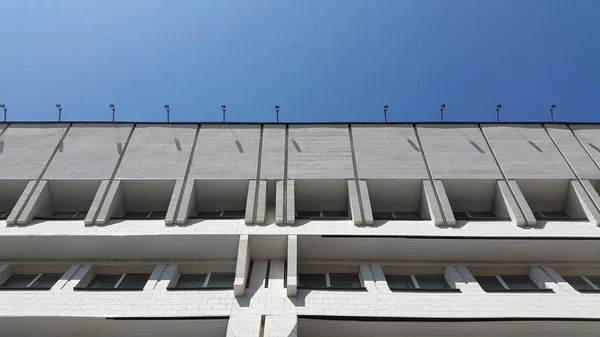 Industrial Building Blue Sky — Stok fotoğraf