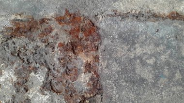 Beton. Eski beton yüzeyi kirli. Antika arka plan