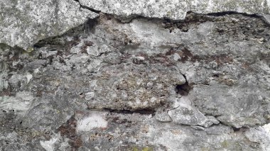 Beton. Eski beton yüzeyi kirli. Antika arka plan