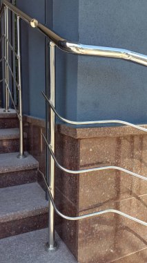 Iron exterior elements on building at daytime 