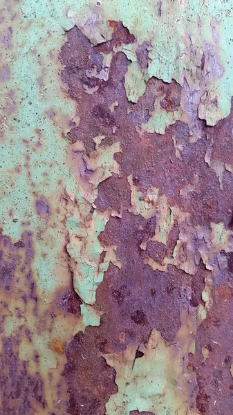 Fondo de textura de chapa de metal oxidado. Antiguo fondo vintage. Ru. —  Fotos de Stock