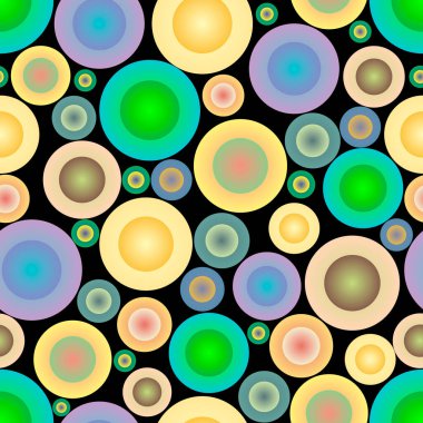 renkli daireler arka plan