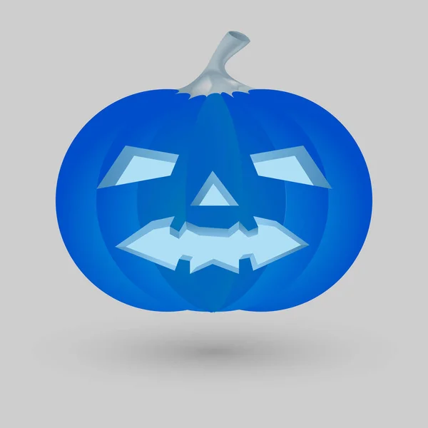 Halloween Sütőtök Szemmel Ünnepi Sütőtök Vektorgrafikus — Stock Vector