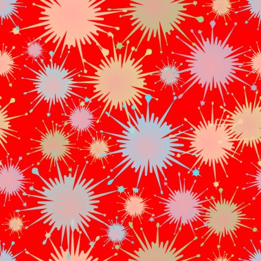 Renkli lekeli vektör tasarımı