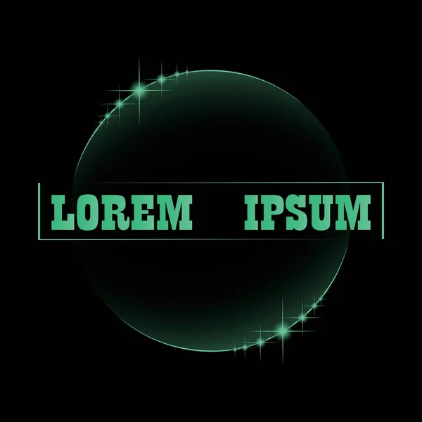 Cita Lorem Ipsum Diseño Creativo Vector Fondo — Vector de stock