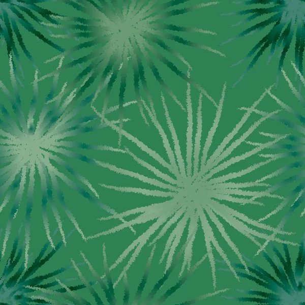 Зелене Листя Зеленому Фоні Абстрактні Векторні Ілюстрації — стоковий вектор