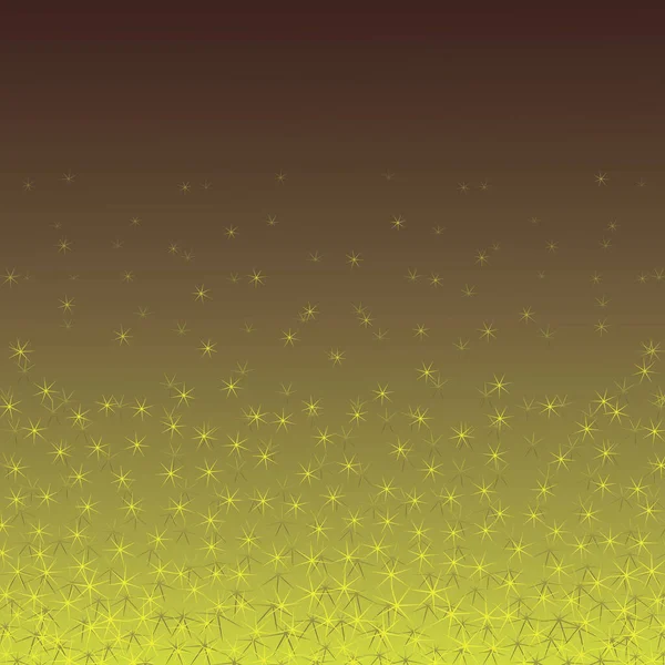 Goldene Weihnachten Hintergrund Mit Goldenen Sternen — Stockvektor