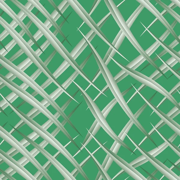 Abstrait Fond Vert Avec Des Formes Géométriques — Image vectorielle