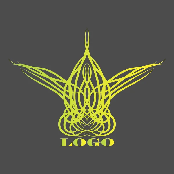 Crown Logo Corona Dibujada Emblema Para Los Negocios Ilustración Vectorial — Archivo Imágenes Vectoriales