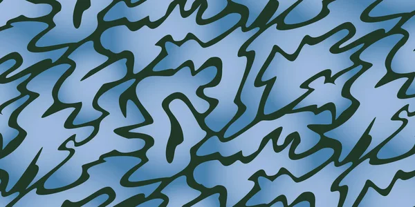 Fond Rectangulaire Figures Bleuâtres Curvilignes Espace Copie — Image vectorielle