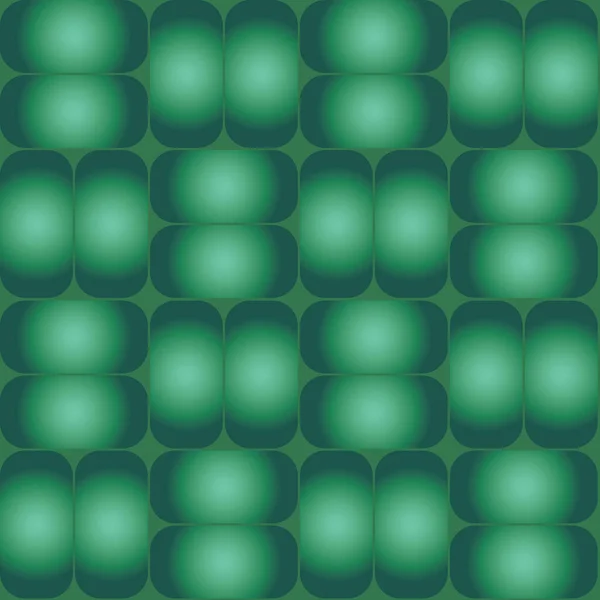 Moleculen Van Een Korrel Groene Tinten — Stockvector