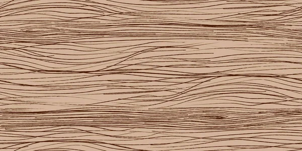 Pomalowane Tekstury Drewna Brązowych Odcieniach Beżu — Wektor stockowy