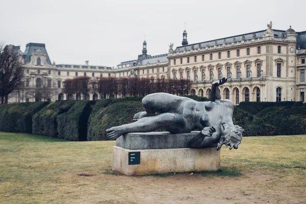 PARIS, FRANCE: Tuileries Garden in Paris at day time, France circa February 2012. — Stock Photo, Image