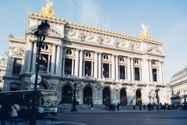 Paris, Fransa: opera evinde gündüz, Şubat 2012 yaklaşık Fransa Paris.