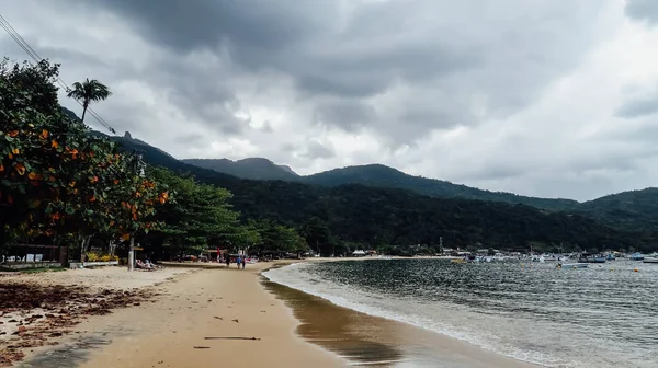 Ilha Grande Brazilië Circa September 2019 Strand Omgeven Door Tropische — Stockfoto