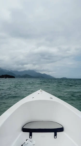 Ilha Grande Brazilië Circa September 2019 Achtersteven Van Een Speedboot — Stockfoto