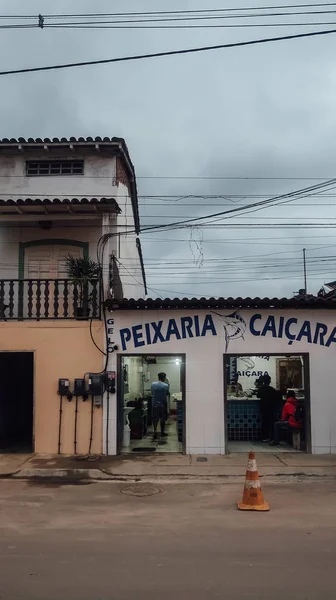 Paraty Brazilië Circa September 2019 Gevel Van Een Viswinkel Het — Stockfoto