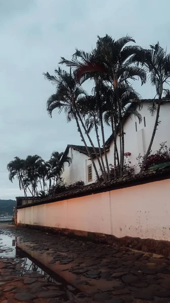 Paraty Brasil Circa Septiembre 2019 Pequeñas Calles Con Edificios Con — Foto de Stock