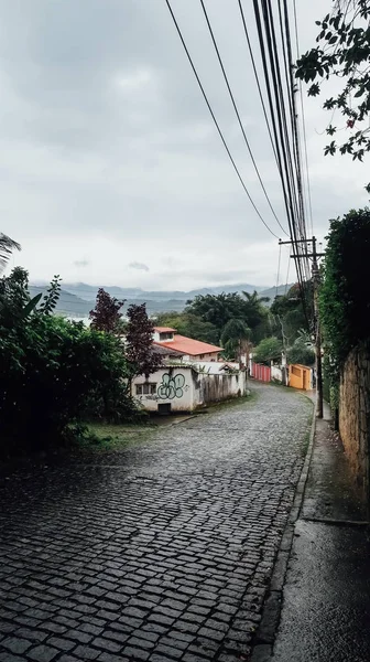 Paraty Brasil Circa Septiembre 2019 Calles Pequeñas Con Muchas Plantas —  Fotos de Stock