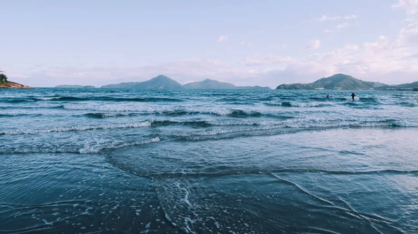 Ubatuba Brazilië Circa September 2019 Strand Praia Santa Rita Een — Stockfoto