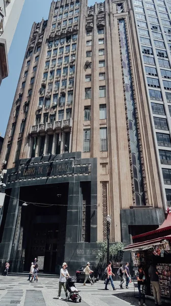 Sao Paulo Brazílie Circa Září 2019 Rušné Ulice Vysoké Budovy — Stock fotografie