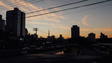 SAO PAULO, BRAZIL - CIRCA SEPTEMBER 2019: hilly landscape and sloping streets in bohemian Vila Madalena neighborhood with a lot of street art in Sao Paulo.