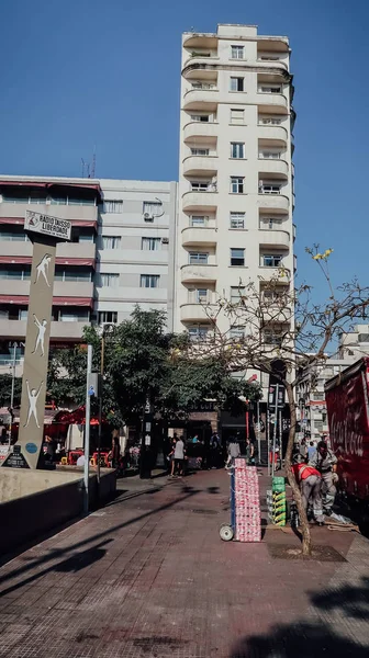 Sao Paulo Brazil Circa September 2019 Streets Buildings Many Ships — ストック写真