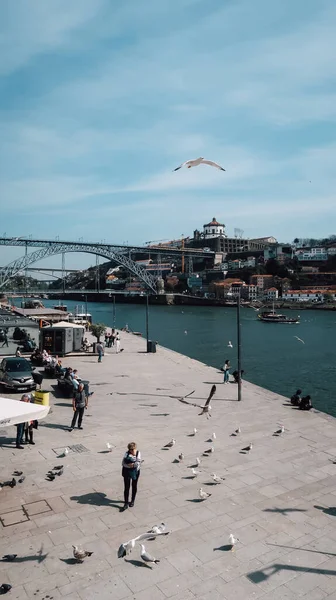 Porto Portugal Mart 2020 Güneşli Bir Günde Porto Nun Tarihi — Stok fotoğraf