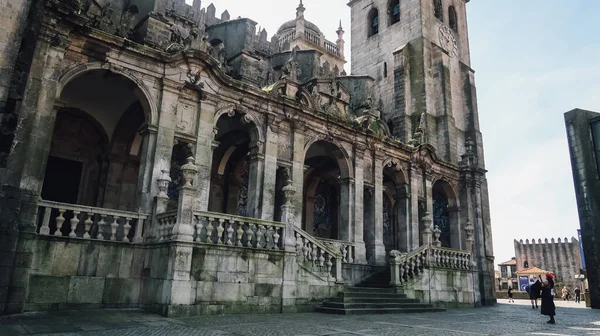 Porto Portugal March 2020 Exterior Saint Lawrence Church Historical Center — Stock Photo, Image