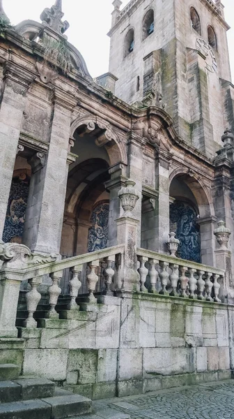 Porto Portugal March 2020 Exterior Saint Lawrence Church Historical Center — Stock Photo, Image