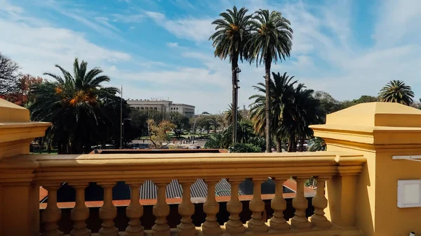 Buenos Aires Argentina Circa October 2019 Backyard Terrace Recoleta Cultural — Stock Photo, Image