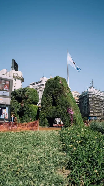 Buenos Aires Argentina Circa October 2019 Famous Sign Mage Grass — Stock Photo, Image