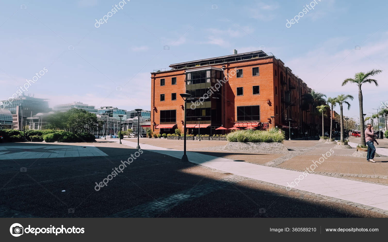 Buenos Aires Argentina Circa Outubro 2019 Construção Tijolos