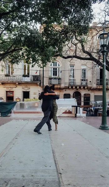 Buenos Aires Argentina Circa Oktober 2019 Dansare Dansar Argentinsk Tango — Stockfoto