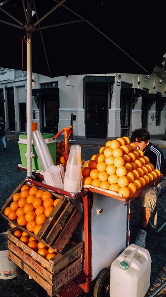 Buenos Aires Argentina Circa Říjen 2019 Pomerančový Džus Salon Neděli — Stock fotografie