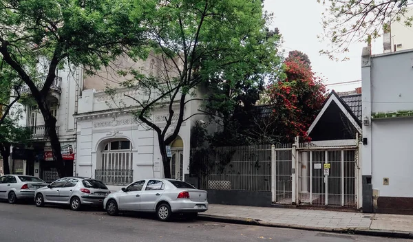Buenos Aires Argentina Circa Octubre 2019 Calle Edificios Barrio Residencial —  Fotos de Stock