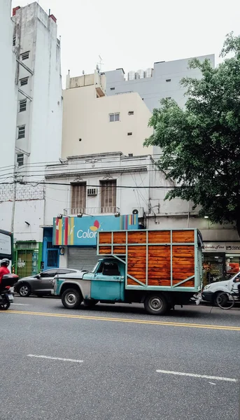 ブエノスアイレス アルゼンチン Circa 10月2019 ブエノスアイレスの中心部にある住宅街の通りと建物 — ストック写真
