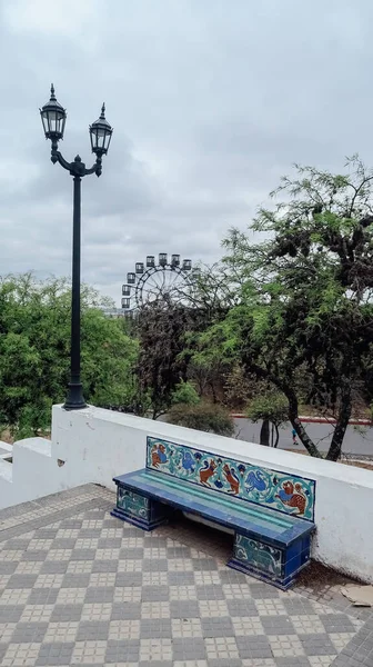 Cordoba Argentina Circa October 2019 Sarmiento Park Stairs Rueda Eiffel — Stock Photo, Image