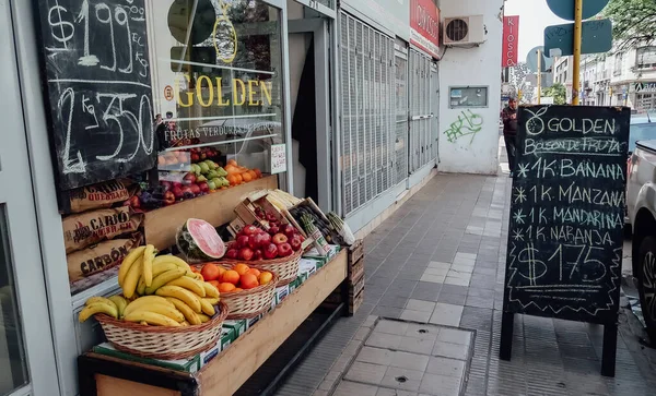 Cordoba Argentinien Circa Oktober 2019 Frisches Obst Und Gemüse Auf — Stockfoto