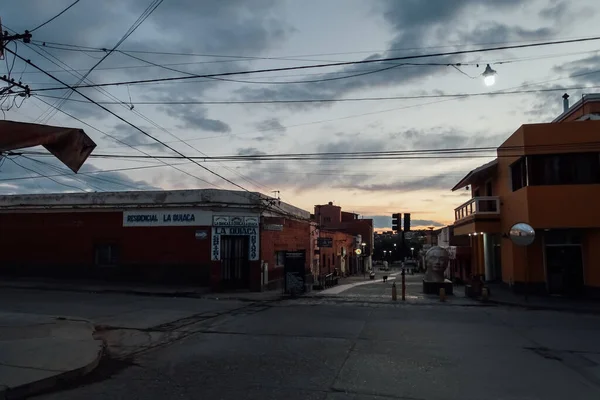 Quiaca Argentina Circa November 2019 Tom Gata Med Våningsbyggnad Och — Stockfoto