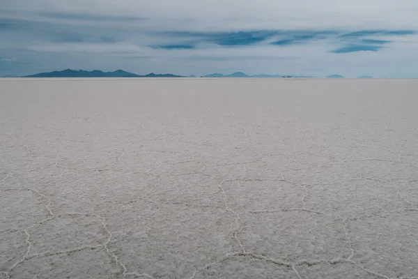 Uyuni Bolivia Circa Νοεμβριοσ 2019 Ατελείωτη Άδεια Αλμυρή Έρημος Salar — Φωτογραφία Αρχείου