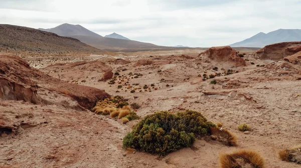 Uyuni Bolivia Circa Novembro 2019 Erosão Terra Deserta Altiplano Boliviano — Fotografia de Stock